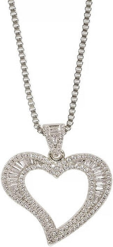 THE LUXE NK GLAM BAUGETTE HEART BANGLE