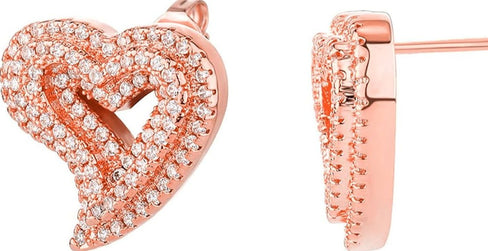 THE LUXE NK GLAM BAUGETTE HEART BANGLE