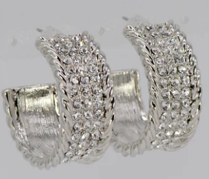 THE LUXE NK GLAM CLASSY LUXURY JEWELRY COLLECTION - THE GLAM GIRL FASHION DESIGNER EARRINGS - VOLUME 1