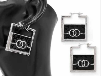 THE LUXE NK GLAM CLASSY LUXURY JEWELRY COLLECTION - THE GLAM GIRL FASHION DESIGNER EARRINGS - VOLUME 1