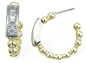 THE LUXE NK GLAM CLASSY LUXURY JEWELRY COLLECTION - THE GLAM GIRL FASHION DESIGNER EARRINGS - VOLUME 1