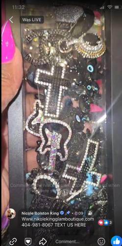 THE LUXE NK GLAM CUSTOM SMART WATCH CHARM BANDS-WATCH100