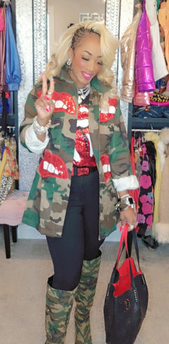 THE LUXE NK GLAM BLING CAMO KISS LOOK - NKCAMOLIPS