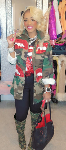 THE LUXE NK GLAM BLING CAMO KISS LOOK - NKCAMOLIPS