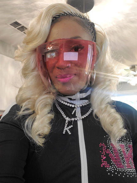 THE LUXE NK GLAM FASHION FACE SHIELD - M13