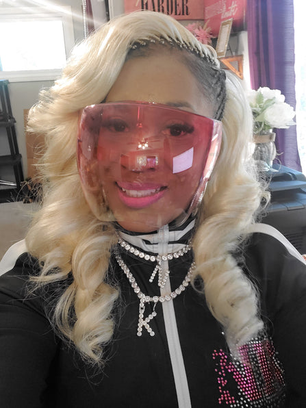 THE LUXE NK GLAM FASHION FACE SHIELD - M13