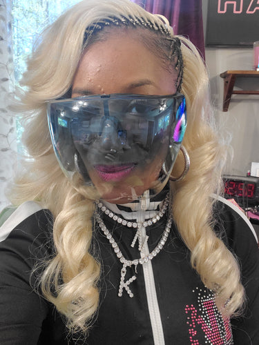 THE LUXE NK GLAM FASHION FACE SHIELD - M13