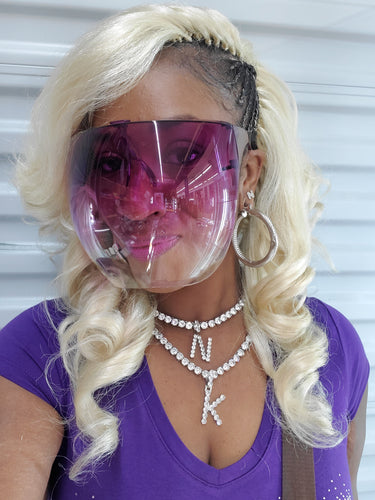 THE LUXE NK GLAM FASHION FACE SHIELD - M13