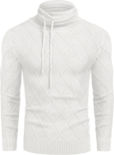 THE LUXE NK GLAM CASUAL KNITTED PULLOVER SWEATER - NKMEN104