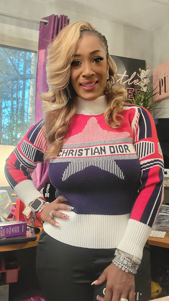 THE LUXE NK GLAM FASHION SWEATER - NK1050