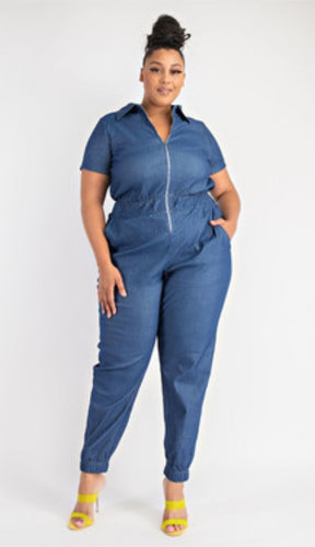 The LUXE NK Demin Jumpsuit