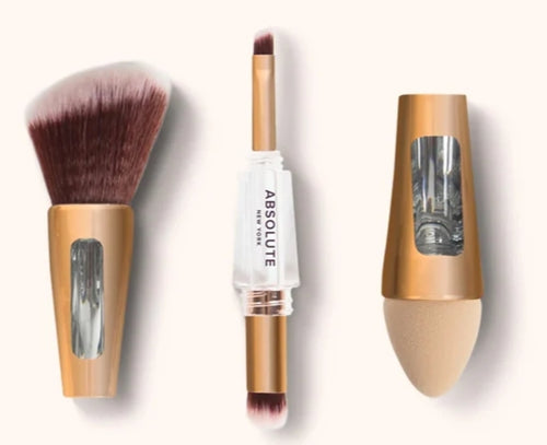 THE LUXE NK GLAM FLY GIRL BEAUTY COLLECTION - 4 IN 1 MULTI-PURPOSE BRUSH - ABMB24