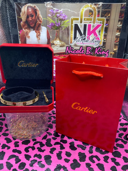 THE LUXE NK GLAM CARTIER LOVE BRACLET - J85