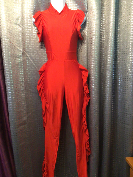 THE LUXE CLASSIC NK HIGH FASHION RUFFLED BODYSUIT- NKA4017