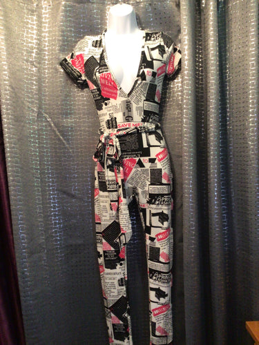 THE LUXE CLASSIC NK HIGH FASHION PANTS JUMPSUIT-NKA4015
