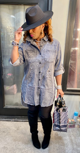 THE LUXE NK GLAM DISTRESS TIE DYE LOOK - NK99