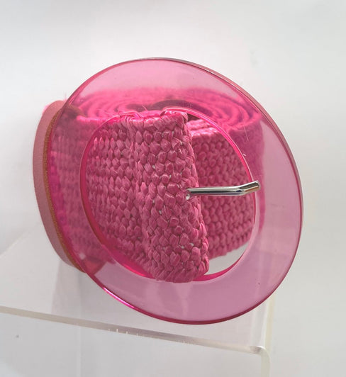 THE LUXE CLASSIC NK GLAM GIRL ACCESSORY & BELT COLLECTION -  HIGH FASHION STRETCH STRAW BELT-NKB1116