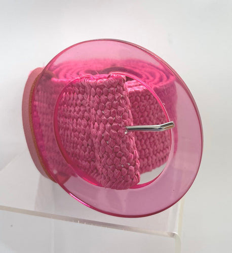 THE LUXE CLASSIC NK GLAM GIRL ACCESSORY & BELT COLLECTION -  HIGH FASHION STRETCH STRAW BELT-NKB1116