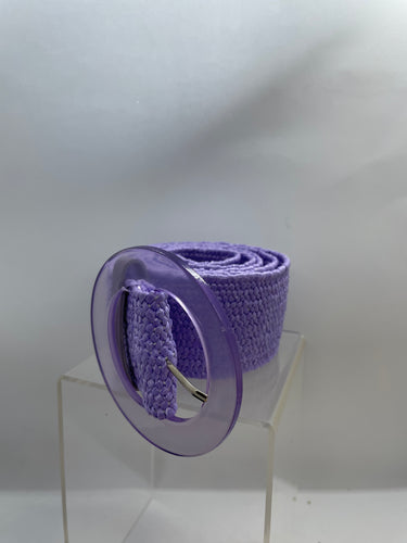 THE LUXE CLASSIC NK GLAM GIRL ACCESSORY & BELT COLLECTION -  HIGH FASHION STRETCH STRAW BELT-NKB1116