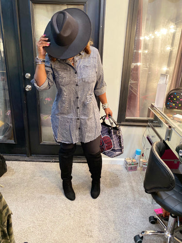 THE LUXE NK GLAM DISTRESS TIE DYE LOOK - NK99