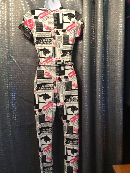 THE LUXE CLASSIC NK HIGH FASHION PANTS JUMPSUIT-NKA4015