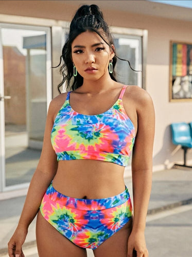 THE LUXE CLASSIC TIE DYE SWIMSUIT- NKA35