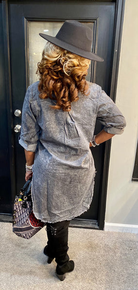 THE LUXE NK GLAM DISTRESS TIE DYE LOOK - NK99