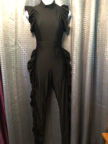 THE LUXE CLASSIC NK HIGH FASHION RUFFLED BODYSUIT- NKA4017
