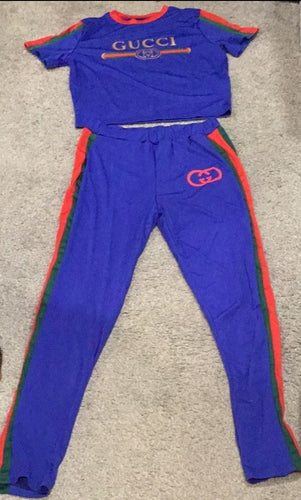 THE LUXE CLASSIC NK HIGH FASHION ROYAL BLUE GG SET-NKA4028