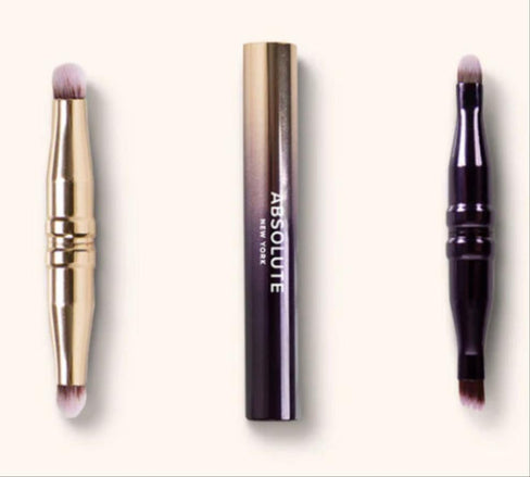 THE LUXE NK GLAM FLY GIRL BEAUTY COLLECTION - 4 IN 1 EYE DETAILING & LIP BRUSH - ABMB27