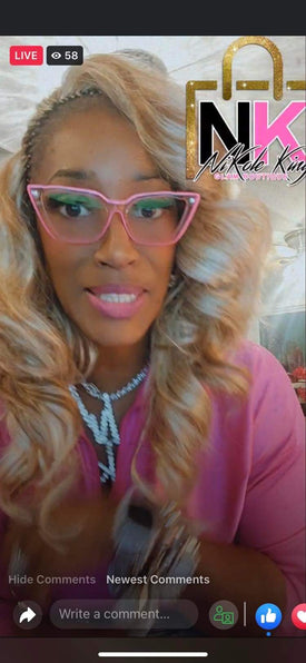 THE LUXE CLASSIC NK HIGH FASHION GLASSES "LIVE SALE- FLY2