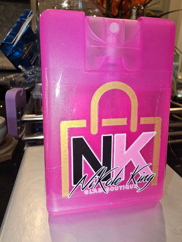 THE LUXE NK GLAM GLAMOUR GIRL LUXURY SCENTS COLLECTION - GLAMOUR GIRL LUXURY PERFUME INFUSED HAND SANITIZER SPRAY-VOLUME 1