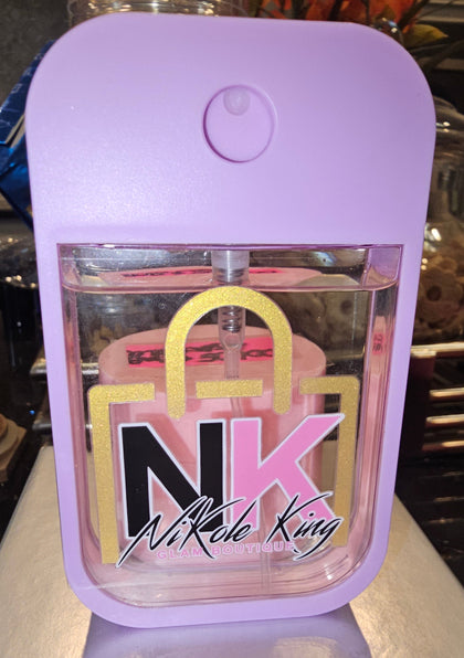 THE LUXE NK GLAM GLAMOUR GIRL LUXURY SCENTS COLLECTION - GLAMOUR GIRL LUXURY PERFUME INFUSED HAND SANITIZER SPRAY-VOLUME 1
