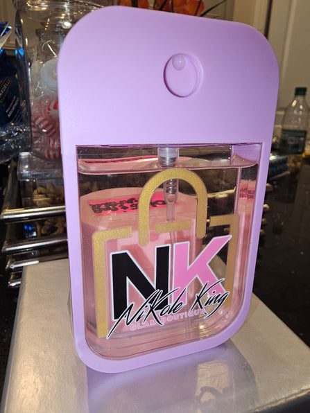 THE LUXE NK GLAM GLAMOUR GIRL LUXURY SCENTS COLLECTION - GLAMOUR GIRL LUXURY PERFUME INFUSED HAND SANITIZER SPRAY-VOLUME 1