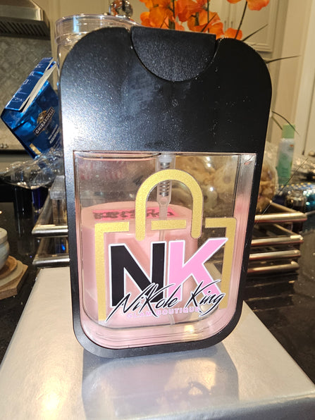 THE LUXE NK GLAM GLAMOUR GIRL LUXURY SCENTS COLLECTION - GLAMOUR GIRL LUXURY PERFUME INFUSED HAND SANITIZER SPRAY-VOLUME 1