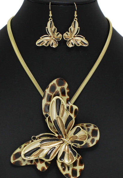 THE LUXE NK GLAM GIRL CLASSIC GEOMETRIC CELLULOID ACETATE NECKLACE-YNE4819