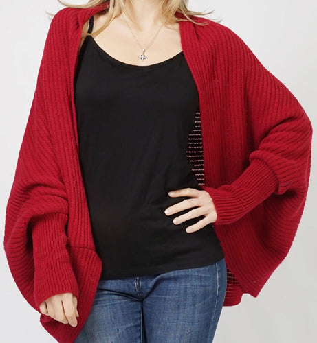 THE LUXE GLAM SOFT KNIT SHRUG CARDIGAN-ECD10818