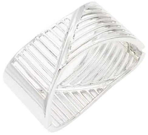 THE LUXE NK GLAM GIRL LUXURY JEWELRY COLLECTION - SIMPLE BUT ELEGANT METAL CUFF /BANGLE /BRACELETS - BG5336