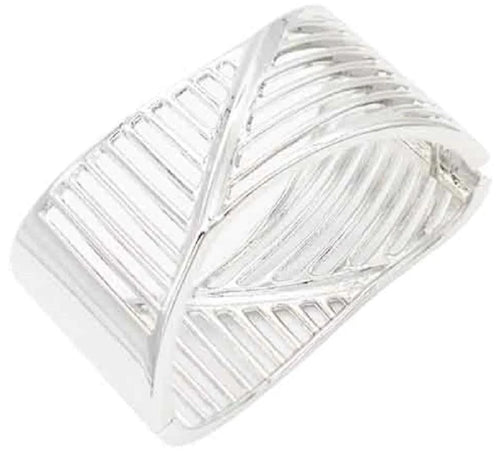 THE LUXE NK GLAM GIRL LUXURY JEWELRY COLLECTION - SIMPLE BUT ELEGANT METAL CUFF /BANGLE /BRACELETS - BG5336