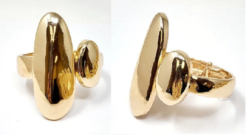 THE LUXE NK GLAM GIRL LUXURY JEWELRY COLLECTION - SIMPLE BUT ELEGANT METAL CUFF /BANGLE /BRACELETS - BG5336