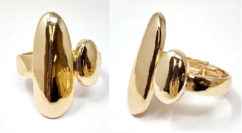 THE LUXE NK GLAM GIRL LUXURY JEWELRY COLLECTION - SIMPLE BUT ELEGANT METAL CUFF /BANGLE /BRACELETS - BG5336