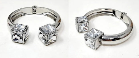 THE LUXE NK GLAM GIRL LUXURY JEWELRY COLLECTION - SIMPLE BUT ELEGANT METAL CUFF /BANGLE /BRACELETS - BG5336