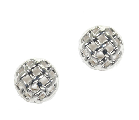 THE LUXE NK GLAM GIRL LUXURY JEWELRY COLLECTION - SILVER & GOLD CROSS OVER CLIP ON EARRINGS - E33835