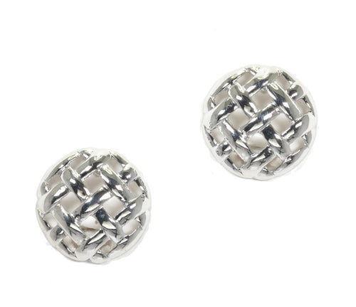 THE LUXE NK GLAM GIRL LUXURY JEWELRY COLLECTION - SILVER & GOLD CROSS OVER CLIP ON EARRINGS - E33835