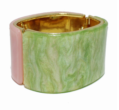 THE LUXE NK GLAM GIRL LUXURY JEWELRY COLLECTION - CELLULOID ACETATE BANGLE BRACELETS
