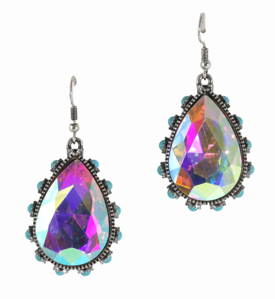 THE LUXE NK GLAM FLY WESTERN GLAM GIRL RHINESTONE EARRINGS - VOLUME 1