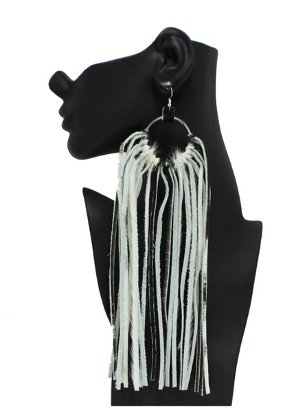 THE LUXE NK GLAM GIRL LUXURY JEWELRY COLLECTION -FISH HOOKS EARRING-ME75