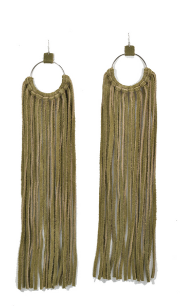 THE LUXE NK GLAM GIRL LUXURY JEWELRY COLLECTION -FISH HOOKS EARRING-ME75