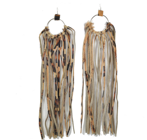 THE LUXE NK GLAM GIRL LUXURY JEWELRY COLLECTION -FISH HOOKS EARRING-ME75