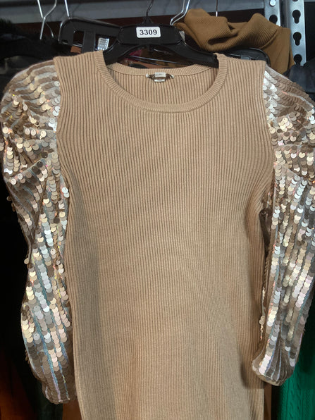THE LUXE NK GLAM GIRL 2023 FALL COLLECTION - MISS OH SO PRETTY PUFF SLEEVE TOP - 4212